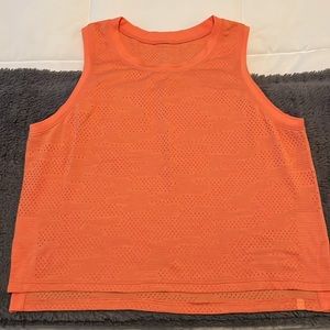 Lululemon Train To Be Tank Orange